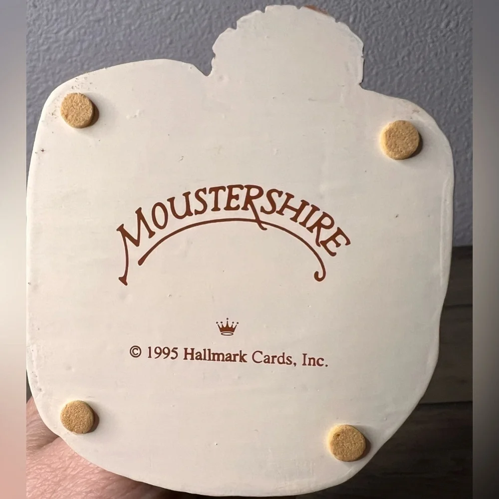 Hallmark 1995 A Moustershire Christmas 4‎ piece Mini Ornament special edition